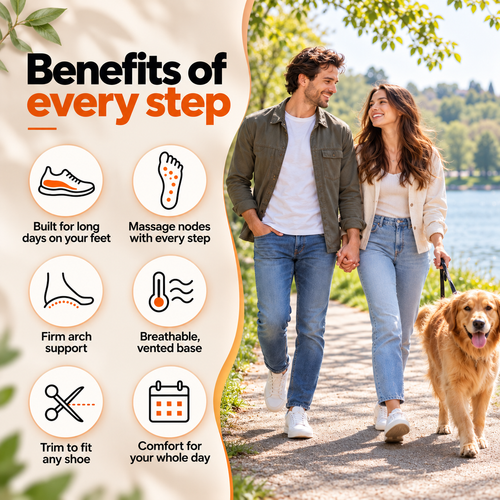 Comfivo Cloud Comfort Massage Insoles (Free Pair for Today)